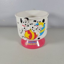 Walt Disneys Mug World On Ice 101 Dalmatians Exclusive Plastic Rare Vintage - £7.05 GBP