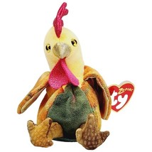 TY Zodiac Beanie Babies ROOSTER 7.5 &quot; Bean Bag Plush - 2000 - $7.70