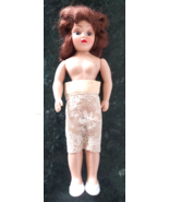 Vintage 7” Duchess Doll Corp Blue Eyes Painted Lashes Red Hair w/Bloomers - $336.72 MXN