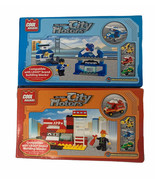 Lot of 2 Cool Builders City Motors Interlocking Building Block Sets Fire... - $434.13 MXN