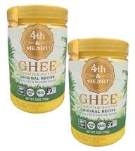 2 Packs 24th &amp; Heart Original Ghee Clarified Butter, 25oz Grass-Fed Lact... - $65.50