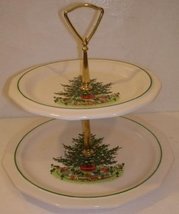 Pfaltzgraff Christmas Heritage Cookie Tier Tray - £29.15 GBP