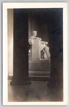 Abraham Lincoln Memorial Though the Pillars c1930s RPPC Postcard D22 - £7.95 GBP