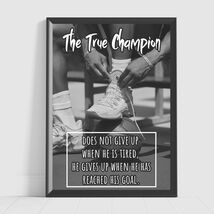 Champion Motivation Basketball Player Wall Art Home Inspiration GYM Post... - $12.99+