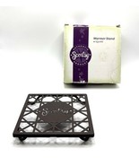 Retired Scentsy Warmer Stand Square Bronze W/Box - €15,31 EUR