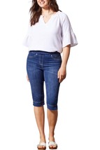 Tribal Audrey Denim Capri Pants Size 4 - $461.32 MXN