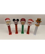 Mickey Mouse Pez With Feet + Santa, Mrs Claus &amp; Snowman  - $19.38 CAD