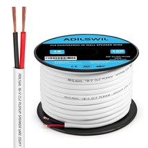 18 Gauge 100Ft In Wall Speaker Wire Cable 18/2 Awg Cca 2 Conductor Low Voltage W - £23.13 GBP