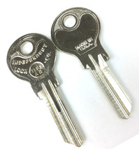 Vintage Lot of 2 ILCO 1199-AR Metal Key Blanks Uncut Keys Made USA - £3.75 GBP