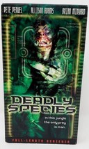 Deadly Species (VHS, 2003) Screener Copy Horror Creature  Action Florida... - £9.08 GBP