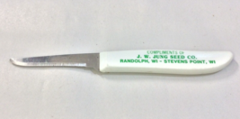 Vintage Advertising Paring Knife JW Jung Seed Co Randolph WI Stevens Point - £6.84 GBP