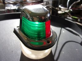 Attwood A16  stainless front bow nav navigation light red/green working - $15.79