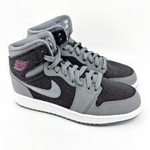 Air Jordan 1 Retro High GG Grey Pink Kids Left 5.5 Right 6.5 Sneakers 33... - £39.83 GBP