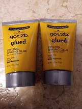 Schwarzkopf Got2b Glued Styling Spiking Glue Travel Tube 1.25oz 2 Pack New - £6.32 GBP