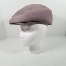 Hmmm! Splendide Flat Cap Size Small Newsboy Cabbie Hat Gray 100% Wool - £25.50 GBP