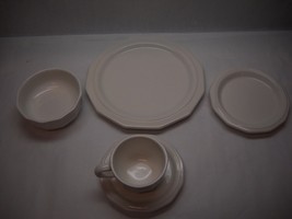 PFALTZGRAFF Ironstone One PLACE Setting DINNER Salad PLATES Cup SAUCER S... - £32.46 GBP
