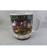 Susan Winget Christmas Story Happy Christmas To All Fine Porcelain Mug - $13.08 CAD