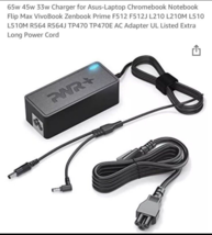 PWR+ Laptop Adapter Charger - Extra Long Power Chord - DC 19V3.42A(5.5*2.5) NEW - £13.87 GBP