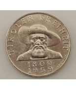 1959 Austria 50 Shilling Silver Coin in BU Condition KM #2888 - $70.47 CAD