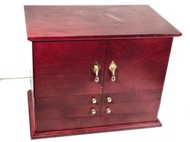 Lori Greiner 4Tier Per Tuo Facilità Solo Gioielli Box Custodia W/ Mirror... - $123.73