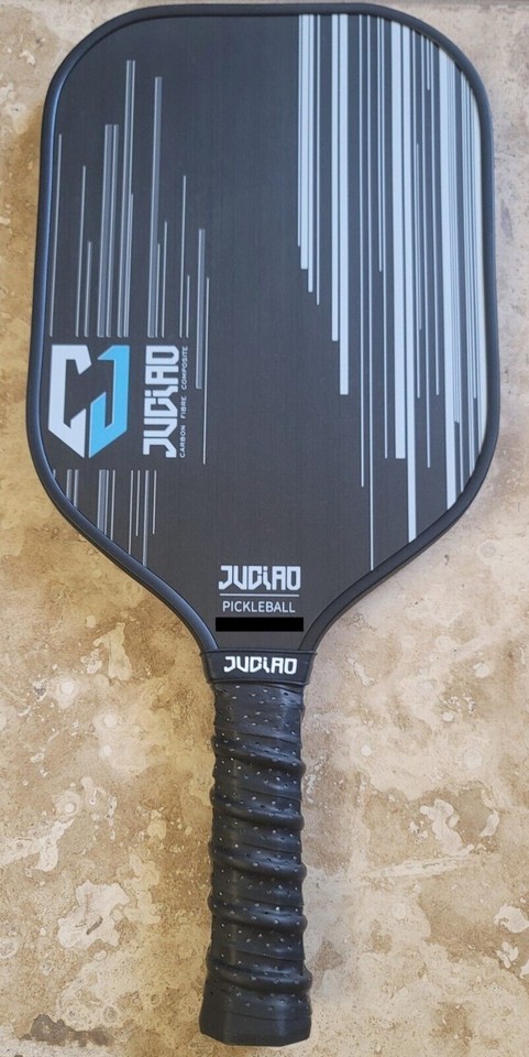 Juciao B Stripe 4.5&quot; Handle Pickleball Paddle Carbon Fiber Composite USA - $28.84