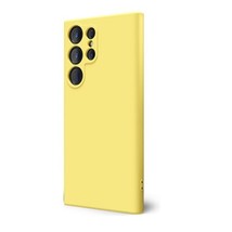 Liquid Silicone Gel Rubber Shockproof Case Cover YELLOW for Samsung S23 PLUS - £6.05 GBP