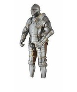 Armor Suit of King Henry Viii’s Medieval Armor Suit Of Mild Steel With E... - $18,928.50 MXN