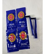 Wilkinson Sword 4 Shave Cream travel packs &amp; 2 disposable razors blue sh... - $323.11 MXN