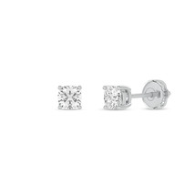 Authenticity Guarantee 
14k White Gold 1Ct TDW Lab Created Cushion Diamond So... - £1,016.38 GBP