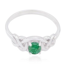 Grüner Jaspis 92,5 Sterling Silber Ring Selbstgemachter Schmuck für... - $10.10