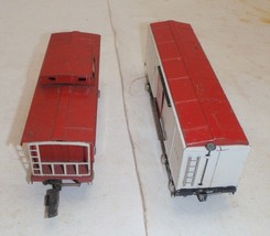 Lot Of 2 American Flyer Train Cars - 484 Caboose &amp; 478 Boxcar - £14.38 GBP