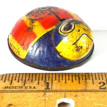 Vintage Koyo Lady Bug Metal Tin Litho Friction Toy (Circa 1960&#39;s) Made in Japan - $9.48