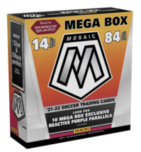 2021-22 Panini Mosaic Road to World Cup Fanatics Exclusive Mega Box Sealed - £49.64 GBP