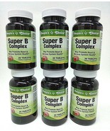 6X ($3.83) Super B Complex 30 Tablets Vitamin B1,B2,B6,B12,Niacin NEW SE... - $27.71