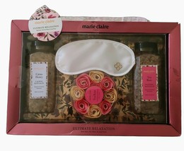 Marie Claire Paris Relaxation Kit - Bath Salts, Satin Eye Mask, &amp; Soap P... - $19.32