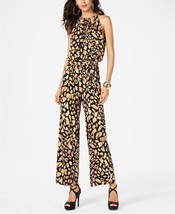 Thalia Sodi Sparkle Printed Chain Jumpsuit, Size Small - £27.53 GBP