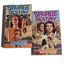 Savage Destiny Saga Paperback Lot 2 Bittner Native American Historical Romance - £31.44 GBP