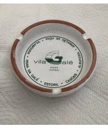 ASHTRAY VILA GALE PORTUGAL HOTEL GREEN WHITE ORANGE CERAMIC CIGARETTE VI... - $368.34 MXN