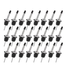 48 Pack Stainless Steel Classic Bottle Pourers Tapered Spout - Liquor Pourers Wi - £41.12 GBP