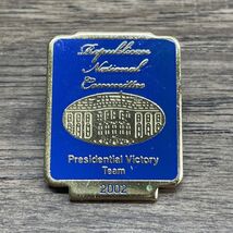 2002 Presidential Republican National Committee Victory Team Lapel Pin K... - $14.84