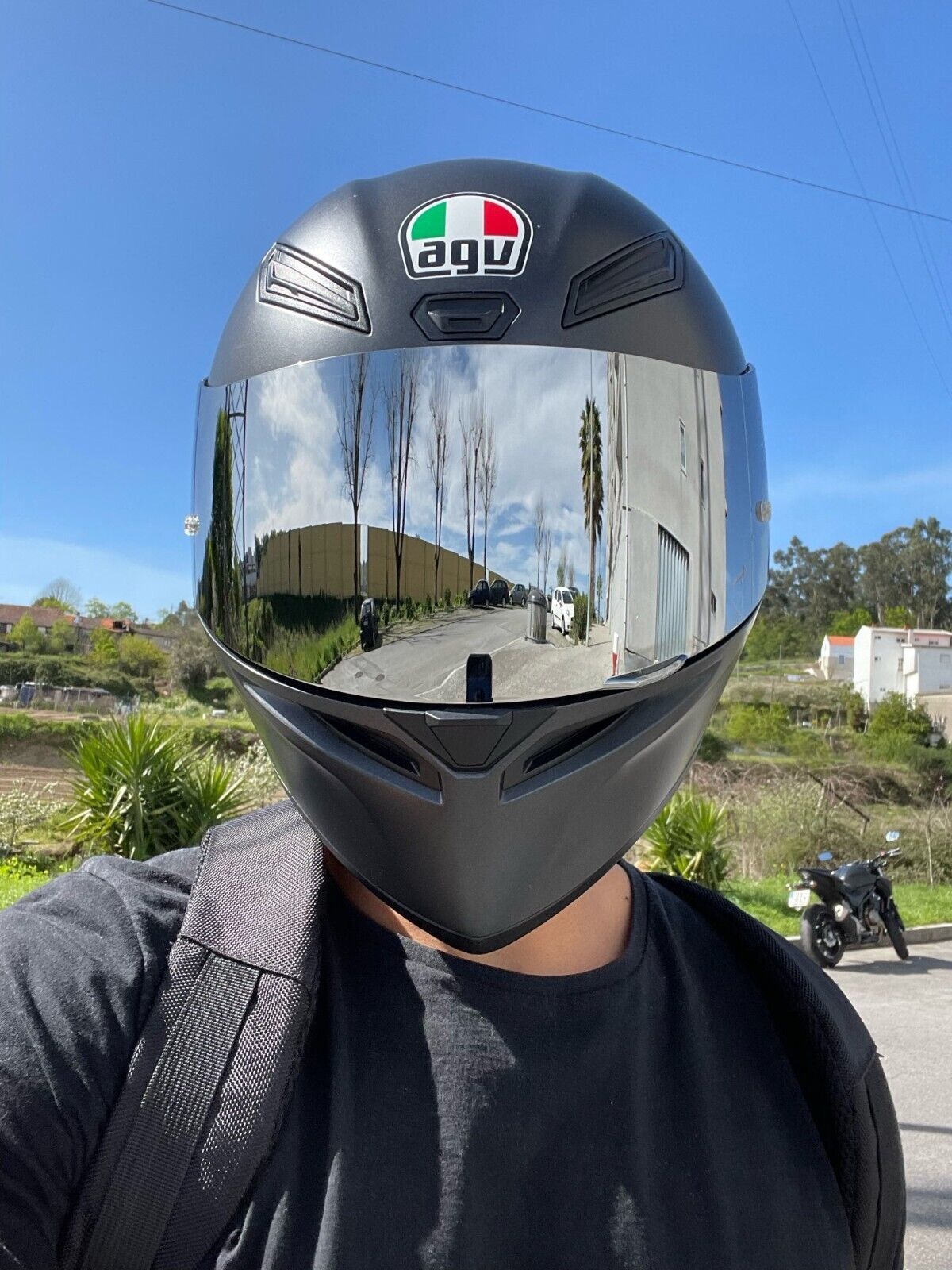 agv k6 iridium silver visor S Mirror Color:Mud versatile and suitable for Rear Wheel Motor Replacement sping2024