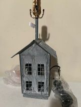 Farmhouse House Lamp with Shade in weathered Tin - 3 way image 7