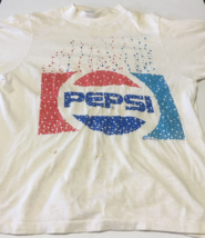 Pepsi apparel vintage long sleeve pepsi graphic front distressed T shirt unisex - $19.75