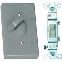 Sigma Cover 4.57 &quot; X 2.83 &quot; Al 1 Gang Gray - $28.73 CAD