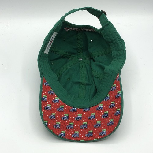 Vineyard Vines Green Holidays Christmas Strapback Hat Jeep Underbill Design Cap Item image 7