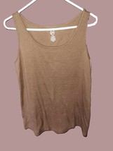 Women&#39;s Tan Tank Top from Cato&#39;s - new with tags - £5.44 GBP