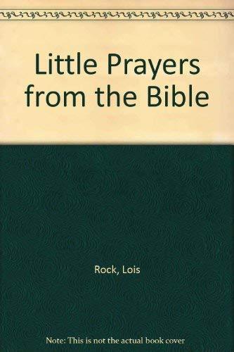 Little Prayers from the Bible [Jan 01, 2004] Rock, Lois and Lucas, Kathe... - $1.93