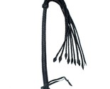 Genuine Real Leather Flogger Bull Hide Leather Flogger Whip 09 Braided t... - £19.58 GBP