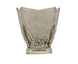 Vase Studio Crystal Collection Fine Clear Glass Bud Vase 4 1/2 in Flowers Tulips - £12.88 GBP