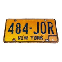 Vintage Newark Collectible License Plate Original Tag 1970s Yellow Tag #... - $18.69